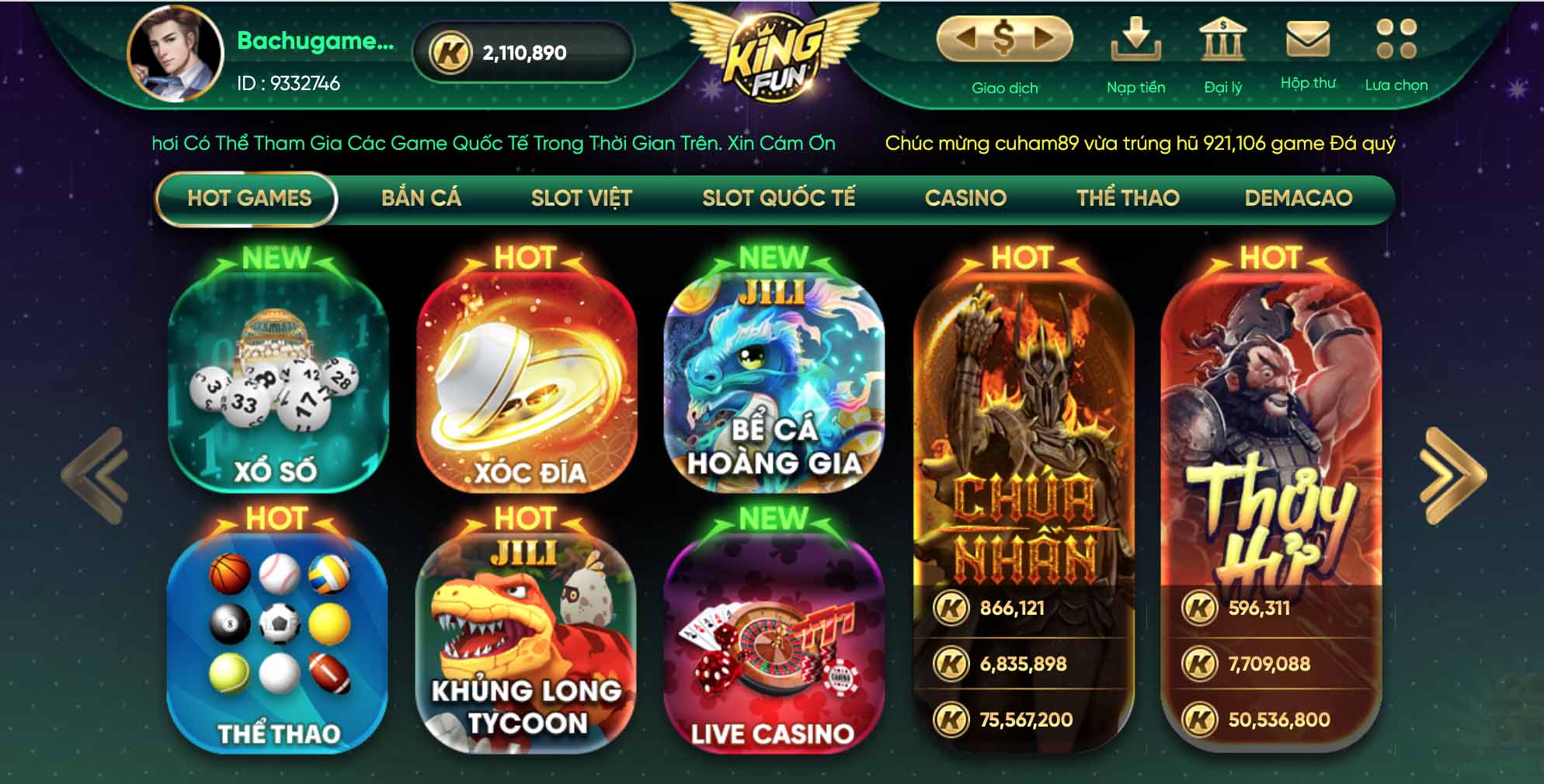 Hướng dẫn cách tham gia chơi GAME KING FUN từ A-Z