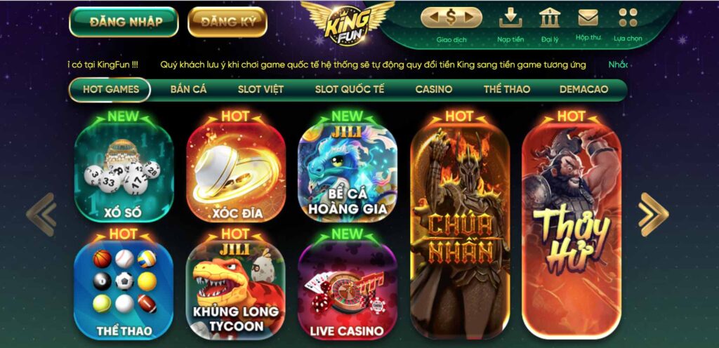 Hướng dẫn cách tham gia chơi GAME KING FUN từ A-Z