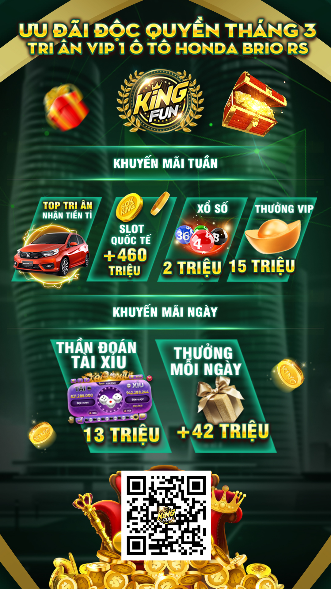 Kingfun: TOP sự kiện Kingfun tháng 03/2022