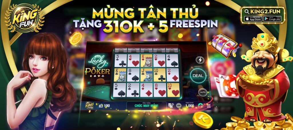 Kingfun: Sự kiện Thưởng tiền nạp lần đầu tháng 04/2022