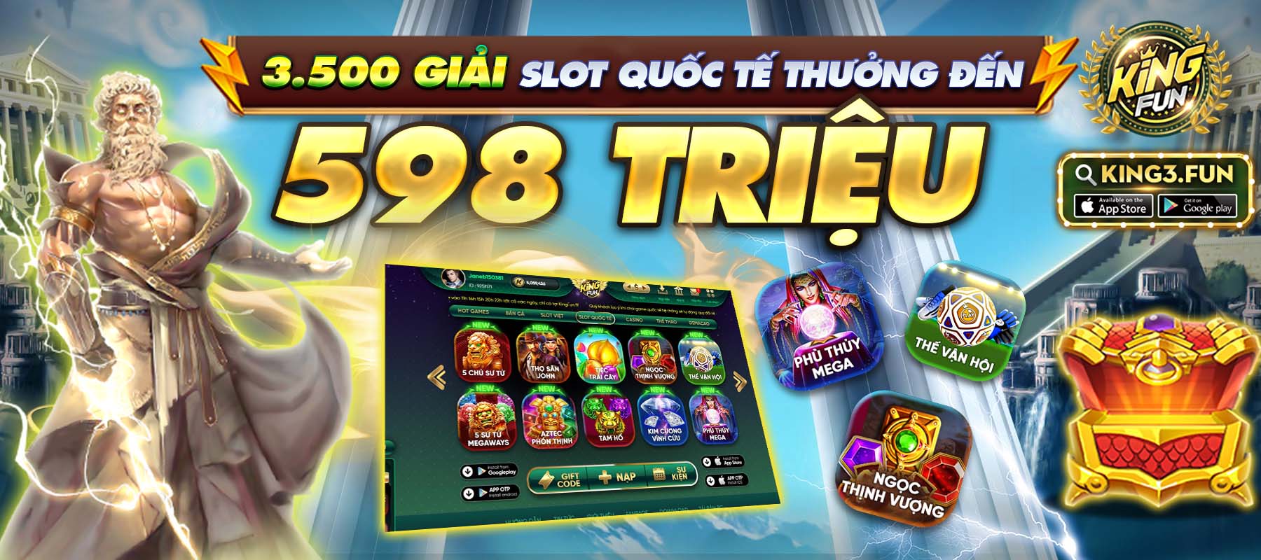 Chuỗi sự kiện Kingfun tháng 6/2022 mới nhất tại Kingfun