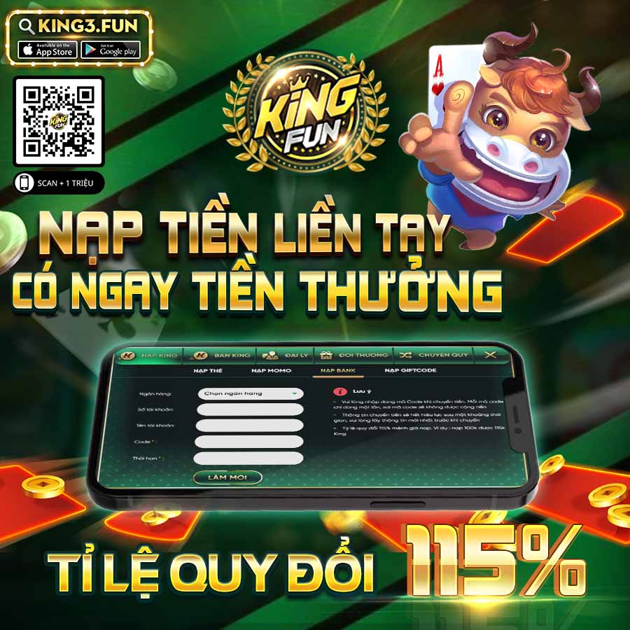 Kingfun chính thức tích hợp cổng thanh toán qua Ngân hàng